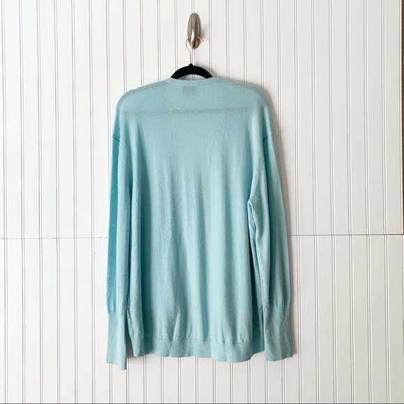 Phillip Lim Light Blue Wool Cashmere Cardigan - Picture 5 of 5